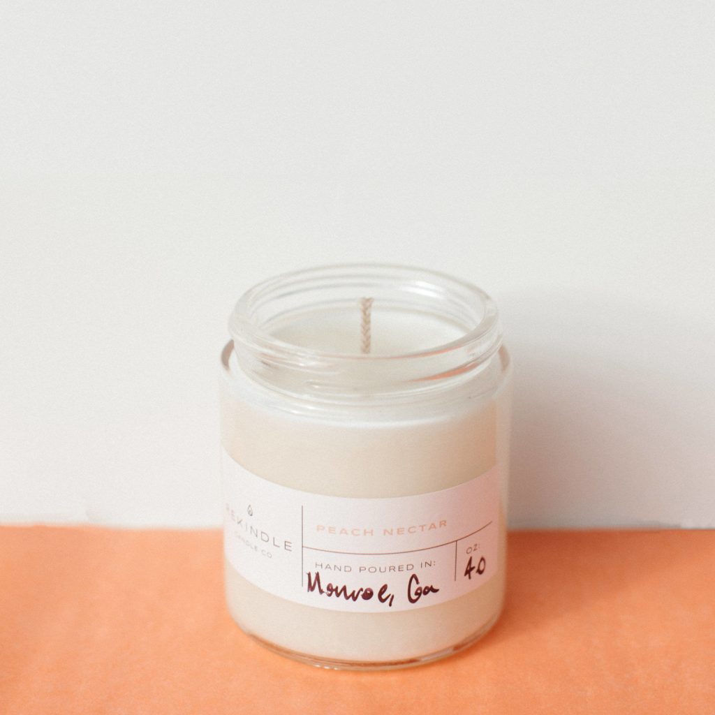 Peach Nectar Cotton Wick Soy Candle